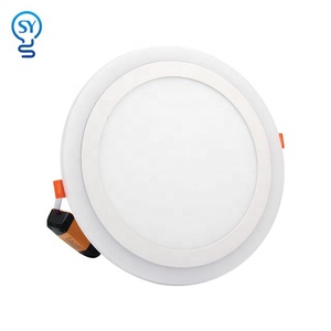 Çift renk 2 in 1 LED Panel AYDINLATMA Smd2835 3 + 3W 6 + 3W 12 + 4W 18 + 6W cam RGB Led Panel AYDINLATMA - Product Image 2