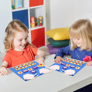 子供の学習のためのフェルト教育玩具,指の番号おもちゃ赤ちゃんの学習数学を数える - Product Image 5