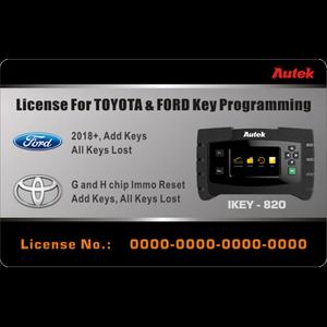 Licenza Autek IKEY820 per G e H Chip All Key Lost Key programmazione - Product Image 1
