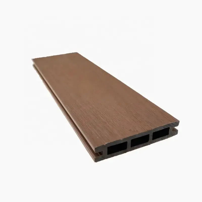 Alta qualidade impermeável madeira plástico composto esgrima painéis placas privacidade casa jardim WPC cerca