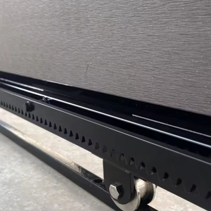 Tùy chỉnh Trung Quốc WPC cổng chính nặng thép tự động WPC cửa trượt điều khiển từ xa con lăn cổng động cơ - Product Image 6