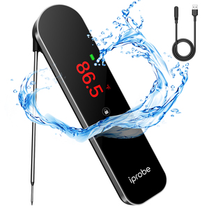 Iprobe Lightning IP-08 IP67 водонепроницаемый цифровой мгновенный считывание Мяса Термометр - Product Image 1