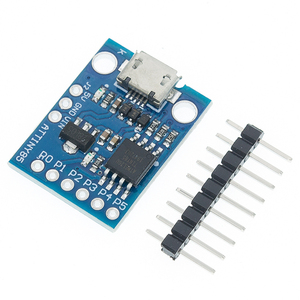TINY85/ATTINY85 Digi spark Kickstarter Micro Development Board ATTINY85-Modul für Arduino IIC I2C USB Blau Schwarz - Product Image 4