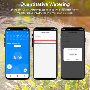 Tuya Zigbee WLAN-Gärtenbewässerungssystem automatischer Bewässerungsregler intelligenter Sprinkler-Timer mit Wassermeter