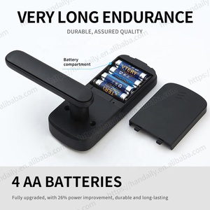 ล็อคนิรภัยดิจิตอล cerradura inteligente Handle Tuya WiFi ttlock keyless RFID ล็อคประตูอัจฉริยะสำหรับประตูหลัก - Product Image 6