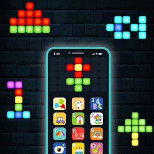 Английский мобильный игровой обучающий игрушечный телефон обучающая машина - Product Image 4