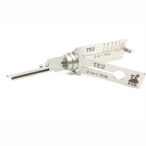 T-esaハウスキーオープナーロックピックセットオープニングツールキット鍵屋ツール用SES用の新着LISHI TE2 TE 2 - Product Image 3