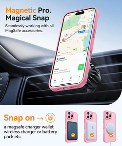 עבור iphone 16 pro max מט שקוף מגנטי מכסה <span class=keywords><strong>PC</strong></span> tpu ברור 15 פלוס 14 13 12 pro 11 תיק בחזרה חסין shockpro