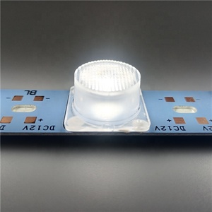 Ledバー3030 SMD拡散レンズストリップライトを照らす小角広告ライトボックス