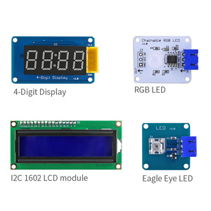 Easy Starter Kit Easy-Plug buntes XH2.54mm-Buchsensensor-Kit mit MP3 RTC-Temperatur sensor für Arduino