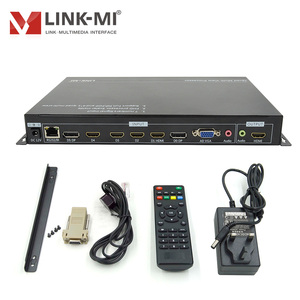 4x1マルチビューワッドHDMIビデオマルチプレクサPIP 7 in 1 Outビデオスイッチモニター/広告用VGA DP信号をサポート - Product Image 6