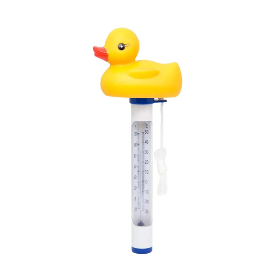BN-termómetro flotante para piscina de pato, bonito termómetro de animales