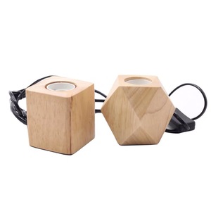 Popular Nordic Home Decorative Modern Simple Design square <strong>Wooden</strong> Table <strong>Lamp</strong> - Product Image 5