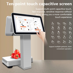 Dualscreen Touch Electronic Scale 15.6/14&quot; <strong>Android</strong> All-in-One <strong>POS</strong> Systems Cash Register with Thermal Printer &amp; Weighing <strong>Function</strong> - Product Image 3