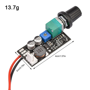 Hochpräzises DC-Motor drehzahl regler 5V 12V PWM-Modul, einstellbare Drehzahl mit Knopf für DIY-Projekte und Industrie anlagen - Product Image 3