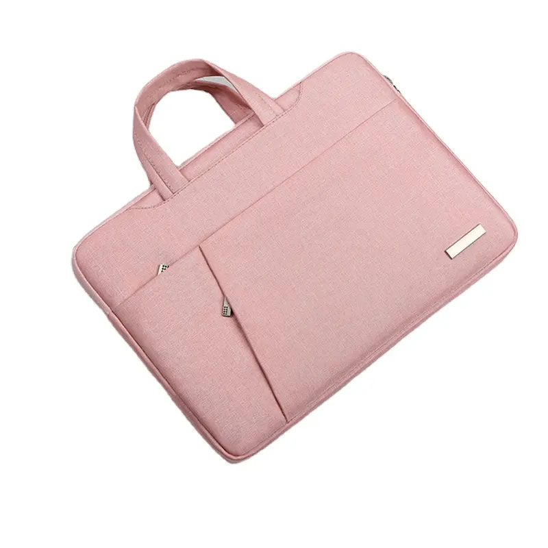 Barato 15,6 polegadas grande capacidade durável impermeável forte zipper messenger laptop bag