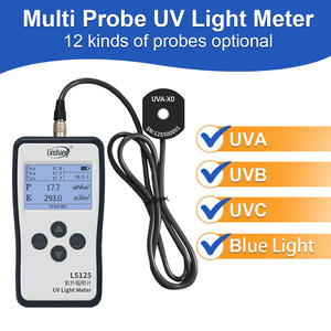 Medidor de luz UV Premium LS125 UVA UVB UVC Radiómetro Dispositivo de medición de intensidad de sonda múltiple - Product Image 2