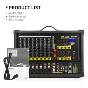 GAX-PM1202双99DSP 10通道专业混频控制台放大器混频器批发 - Product Image 6