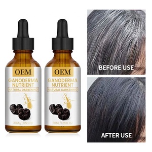 Guangzhou toptan Anti gri doğal gri saç tedavisi Serum beyaz siyah doğal tedavi Anti gri saç tedavisi
