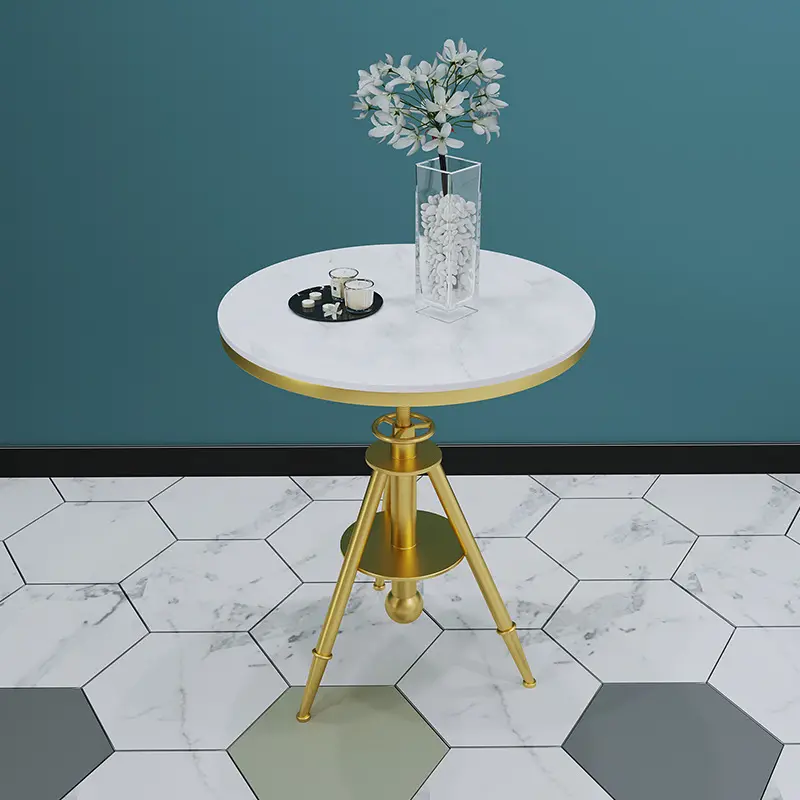 Ensemble d'appartement commercial inspiré de la table basse en marbre simple allemande de haute qualité