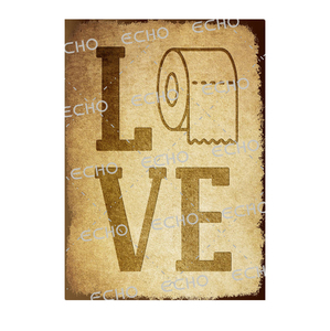 Lustige Badezimmers childer, Live <span class=keywords><strong>Laugh</strong></span> Poop Metall dose Schild sitzen zu pinkeln Toilette Retro Vintage Aluminium Plakette Schilder für die Wand - Product Image 3