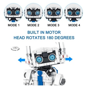 726 teile technisch intelligent 3 in 1 roboter baukits app fernbedienung bausteine bausteine programmierspielzeug für kinder stiel
