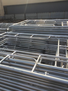 Andamio de marco de puerta de acero galvanizado con cierre a presión pintado de tipo americano portátil - Product Image 3
