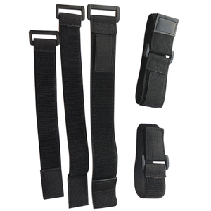 Eco-Friendly Reusable Plastic Buckle <strong>Elastic</strong> Band Self-Adhesive <strong>Hook</strong> and <strong>Loop</strong> Belt <strong>Strap</strong> - Product Image 1