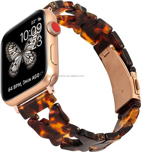 Apple Watchストラップ樹脂チェーンブレスレットiWatch Ultra2シリーズに適した新しいファッションスマートウォッチバンド変更キット98 7 - Product Image 2