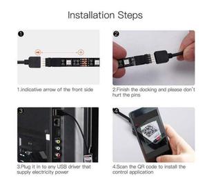 RGB светодиодная музыкальная лента, контроллер света, USB 5V и DC 5V-24V 1600 миллионов цветных приложений, диммер, USB и DC5V -24V Светодиодные полосы, контроллер - Product Image 3