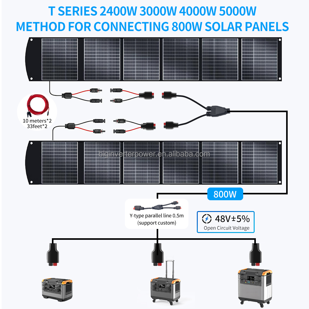 Panneaux solaires 800W