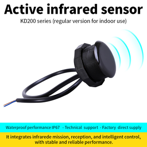 Sensor infrarrojo activo de reflexión difusa con ajuste de distancia de 5-200cm de interior de la serie - Product Image 2