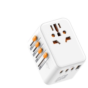 Venta caliente todo en uno enchufe adaptador de viaje universal con <span class=keywords><strong>USB</strong></span> y cargador de pared tipo <span class=keywords><strong>C</strong></span> 3.4A 100W 65W 35W 20W para Reino Unido UE EE. UU. AU - Product Image 5