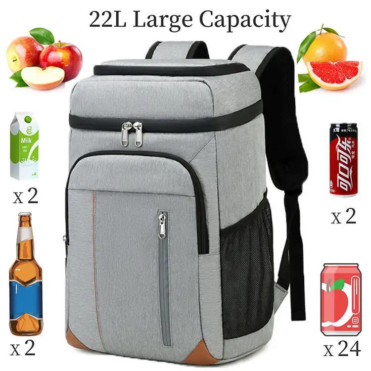 Custom Logo Waterproof Lunch Bags Men Women BagInsulated Cooler Backpack Leakproof Soft Cooler Bag Lightweight Backpack Cooler