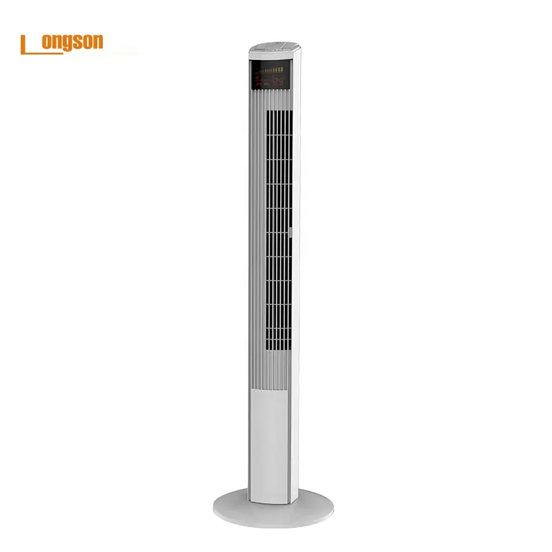 Refrigeración por aire eléctrico Schallen Silencioso Ventilador con Temporizador de oscilación Mini Tower-Blanco