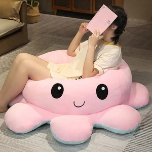 特大リバーシブルタコぬいぐるみスーパーソフト両面フリップカドルドール誕生日用PPコットン充填