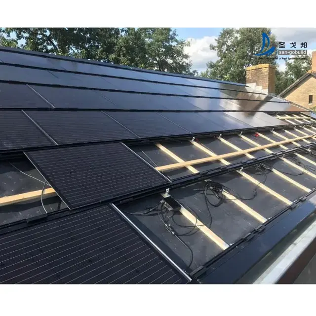 Paneles de generador solar portátil, construcción de BIPV, paneles fotovoltaicos integrados para el hogar