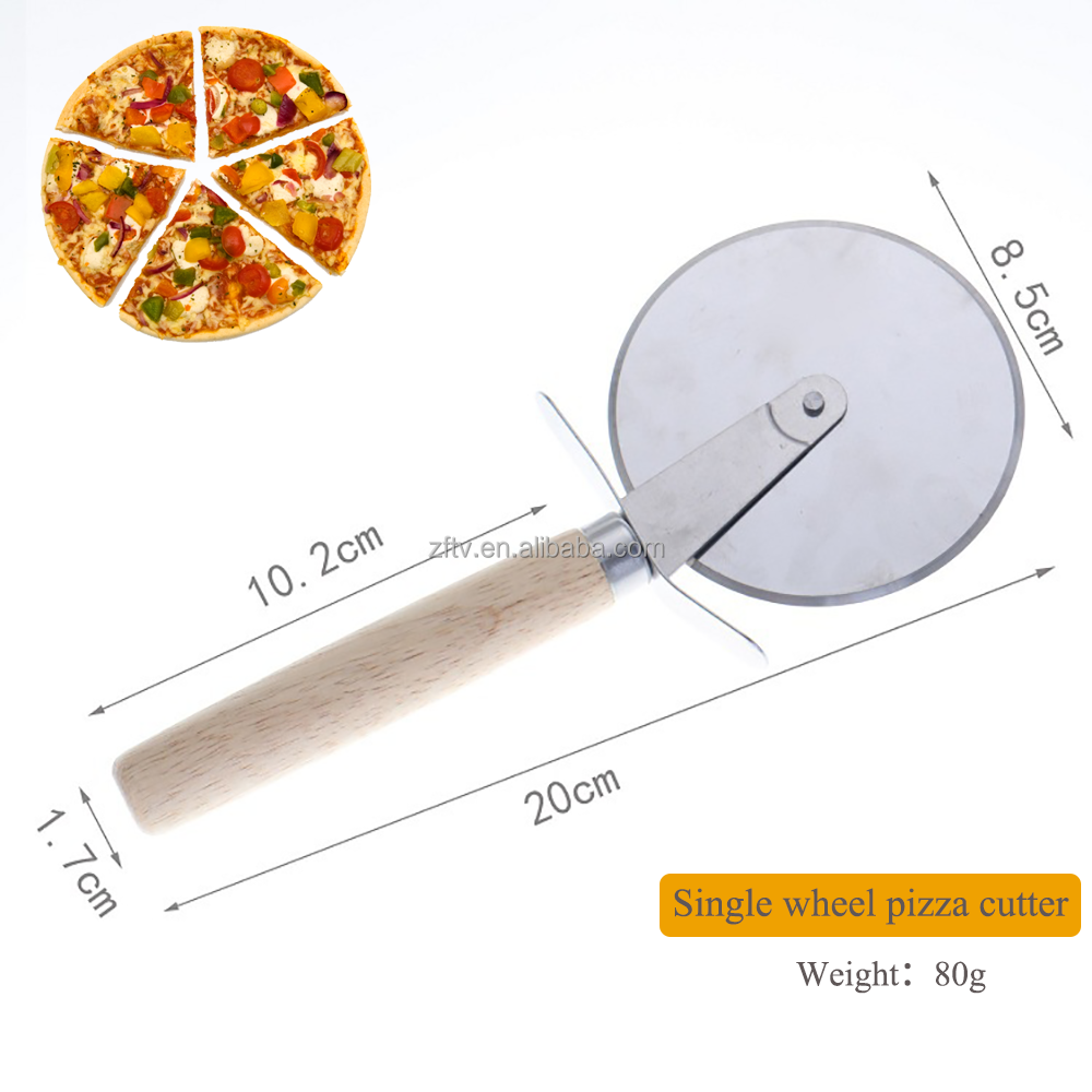 Cortador de la pizza de la sola rueda