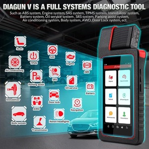 Original LAUNCH X431 Diagun V Voll systems canner OBD2 Diagnose tool 31 Setzt die Schlüssel programmierung VAG-geführte ECU-Online-Codierung zurück - Product Image 3