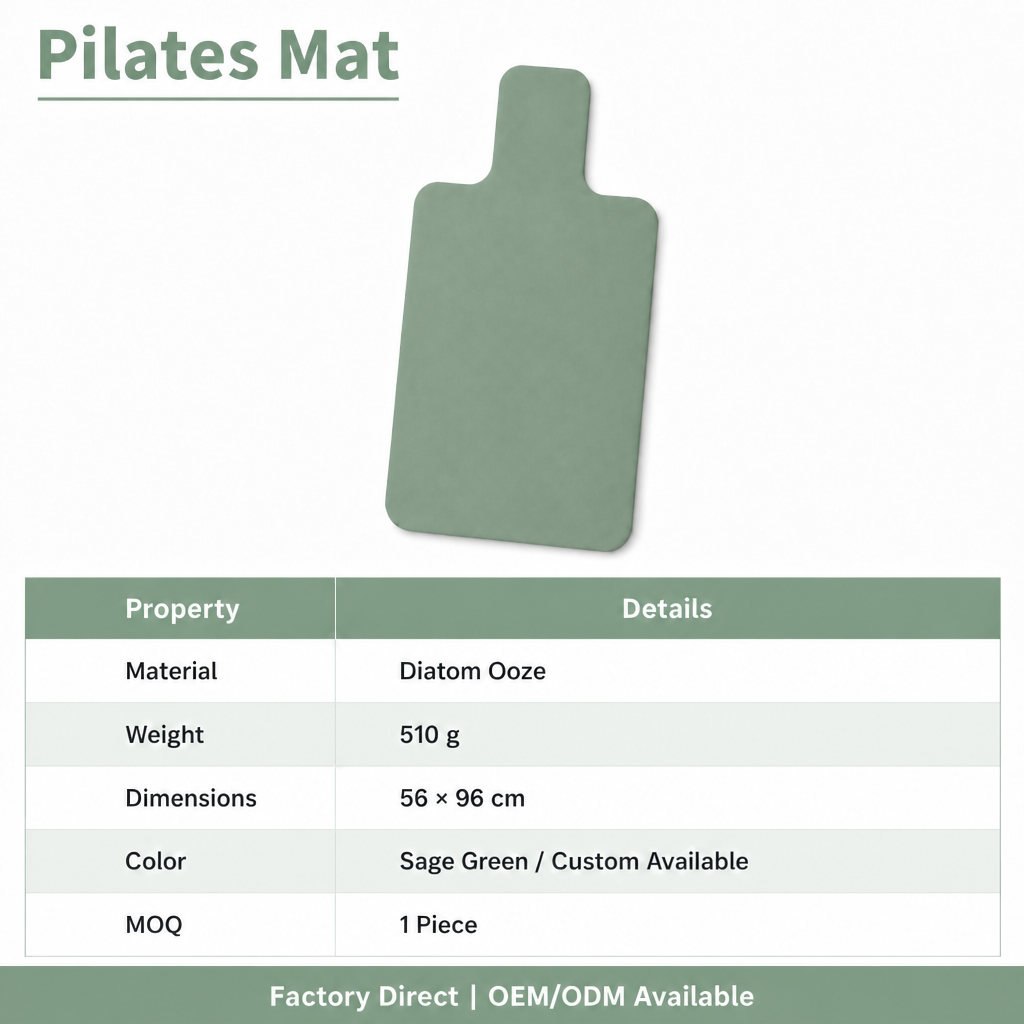 Reformer vert avec tapis de Pilates