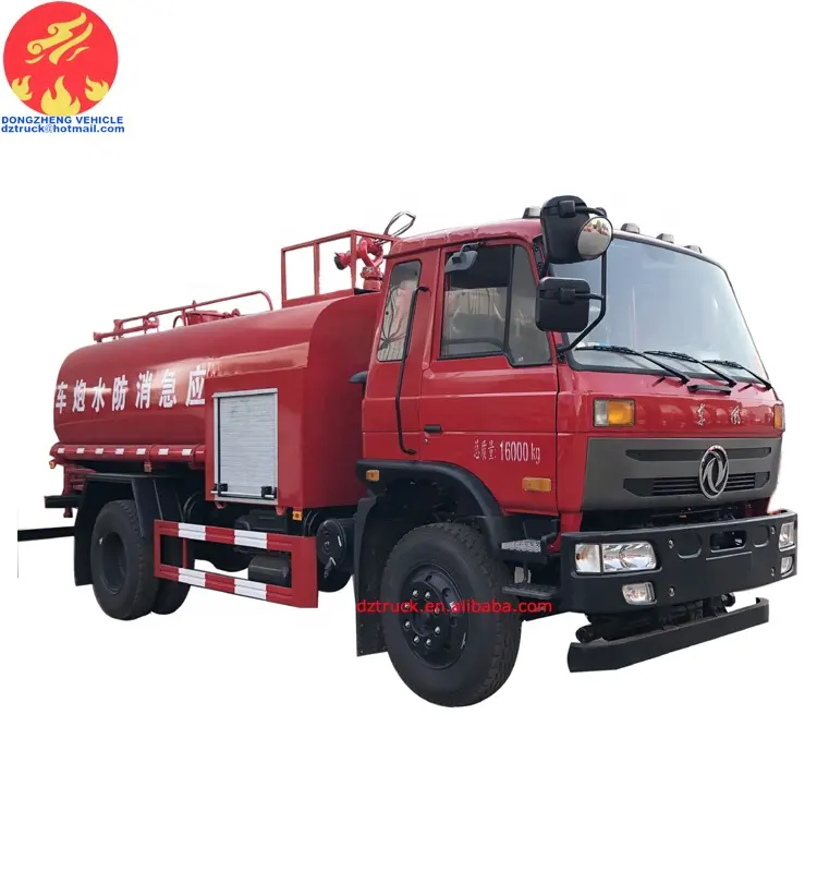 Rociador de agua de emergencia, camión de lucha contra incendios, 10000L Euro V 4X2, novedad