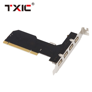 Internal USB 2.0 <strong>PCI</strong> Card 5 Port (4 External &amp; 1 Internal) <strong>PCI</strong> Expansion to USB 2 Adapter Hub <strong>Controller</strong> 480Mbps for Desktop - Product Image 6