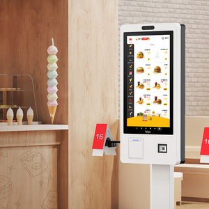 21.5 Inch Wall Mounted Capacitive Touch Self-service Ordering Machine with Ordering <strong>Software</strong> Supports Scan <strong>Code</strong> Payment