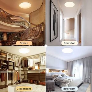 IP44 LED Ceiling <strong>Lights</strong> 1600LM 18W Bathroom <strong>Light</strong> with Remote Control <strong>Timer</strong> Function Waterproof Ceiling <strong>Light</strong> for Hallway - Product Image 6