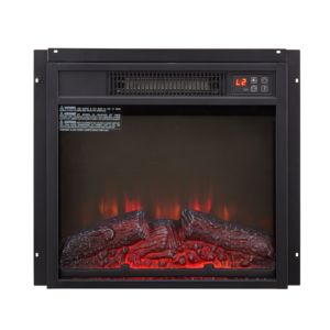 DB Modern 18\&quot; Electric Fireplace Insert Heater 1400W 120V <strong>Remote</strong> Control Metal Built-in Freestanding <strong>AU</strong> for Household Car Use - Product Image 3
