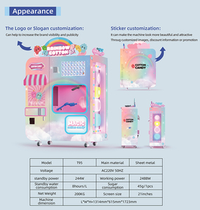 The Most Popular <strong>Candy</strong> Machine In 2023, The Favorite <strong>Candy</strong> Floss Vending Machine For Women And Children - Product Image 5
