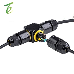 Conector impermeable tipo T IP68, una entrada y dos salidas, conector rápido de tres vías M20, cable de iluminación e iluminación - Product Image 4