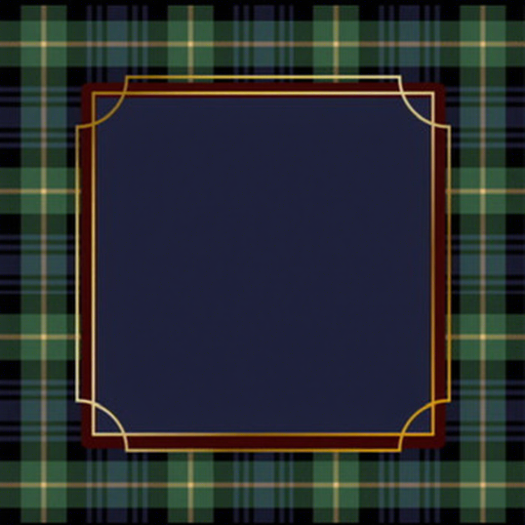 Deep Navy Tartan