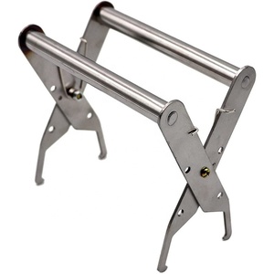 2025 Bee Hive Công Cụ Kit, 1Pcs Bee Hút Thuốc + 1 Cặp Da Cừu Net Găng Tay Loại Thoáng Khí, 2 Mật Ong Scraper + Khung Grip - Product Image 3