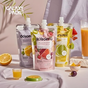 Stand Up Spout <strong>Pouch</strong> With Handle For Oil Beverage <strong>4L</strong> 5L Transparent Portable Liquid Bag